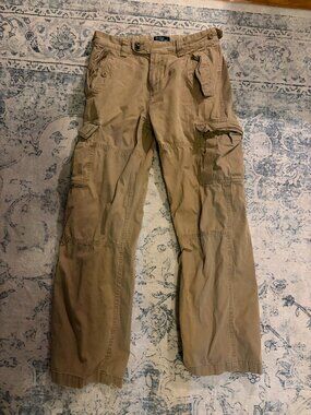 Polo by Ralph Lauren Boys Khaki Cargo Pants Size 14